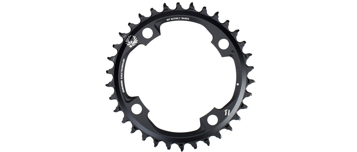 SRAM X-SYNC 2 12 Speed Chainring - 34T - 104mm BCD - Sportandleisure.com