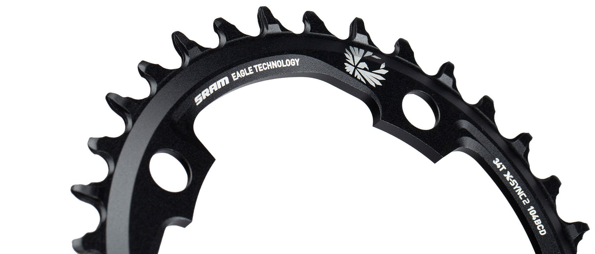 SRAM X-SYNC 2 12 Speed Chainring - 34T - 104mm BCD - Sportandleisure.com