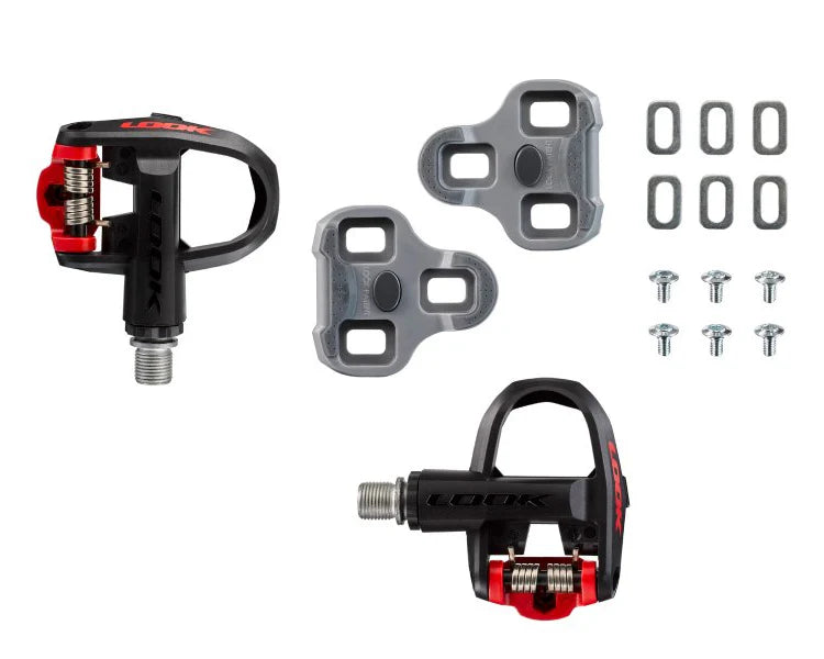 Look Keo Classic 3 Road Clipless Bike Pedals - Black/Red - Sportandleisure.com
