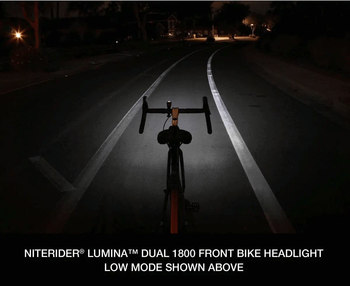 Niterider Lumina 1800 Dual Beam Bike Front Light - Sportandleisure.com