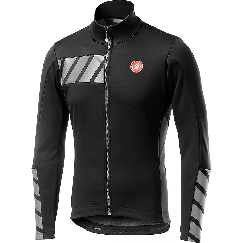 Castelli Raddoppia 2 Goretex Men's Cycling Jacket - Light Black - Small - Sportandleisure.com