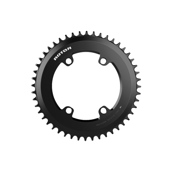 Rotor 1X Aero Round Chainring - Black - 48T - Sportandleisure.com