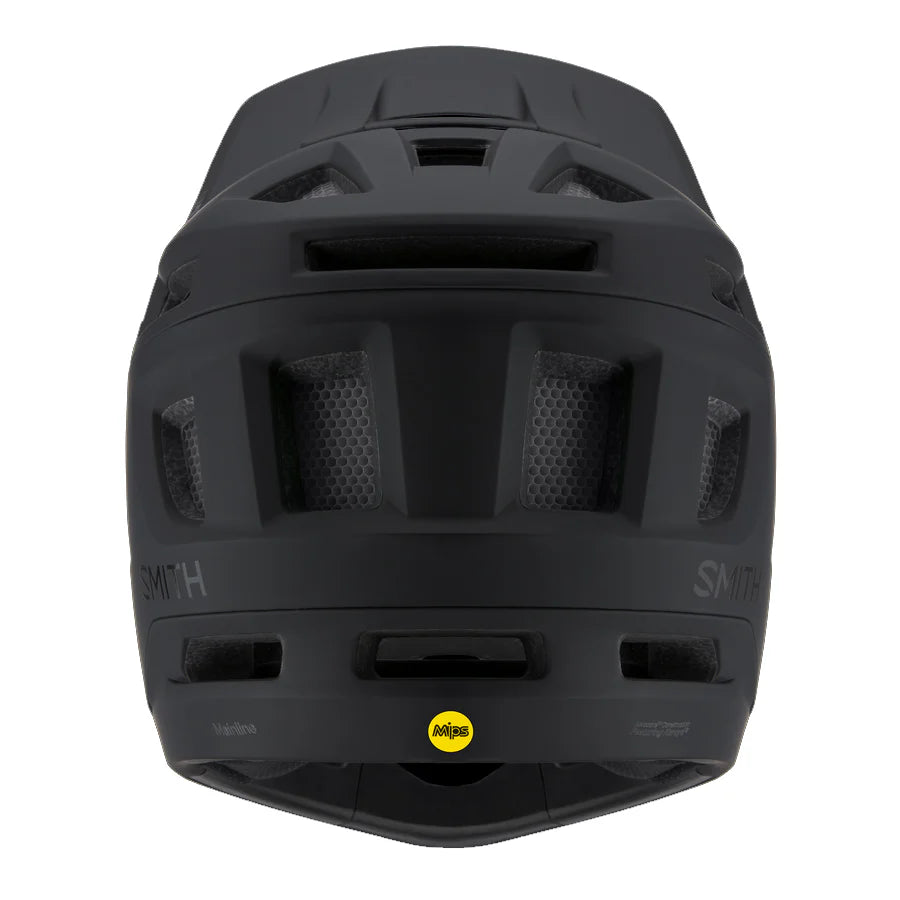 Smith Mainline Full Face Bike Helmet - Matte Black - Medium - Sportandleisure.com