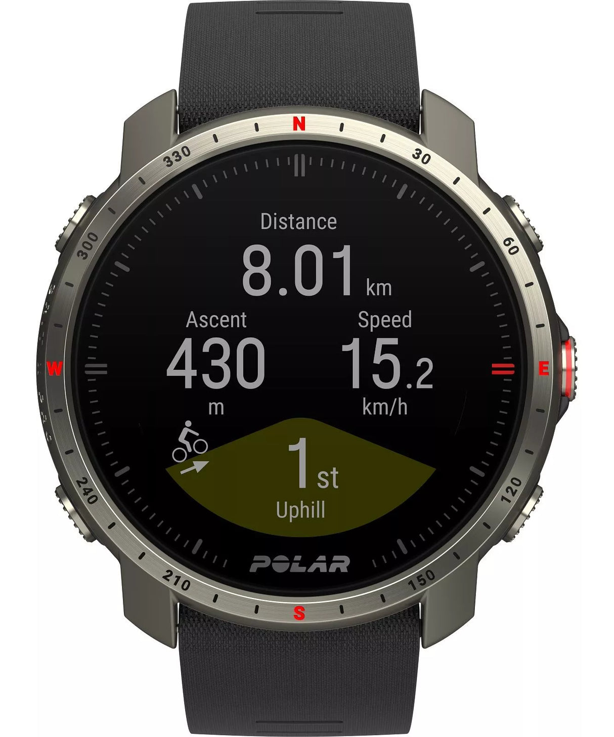 Polar Grit X Pro Titan M/L Smartwatch - Black - Sportandleisure.com