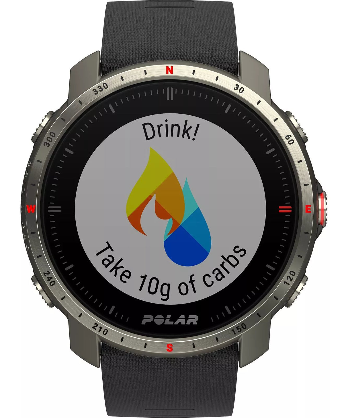 Polar Grit X Pro Titan M/L Smartwatch - Black - Sportandleisure.com