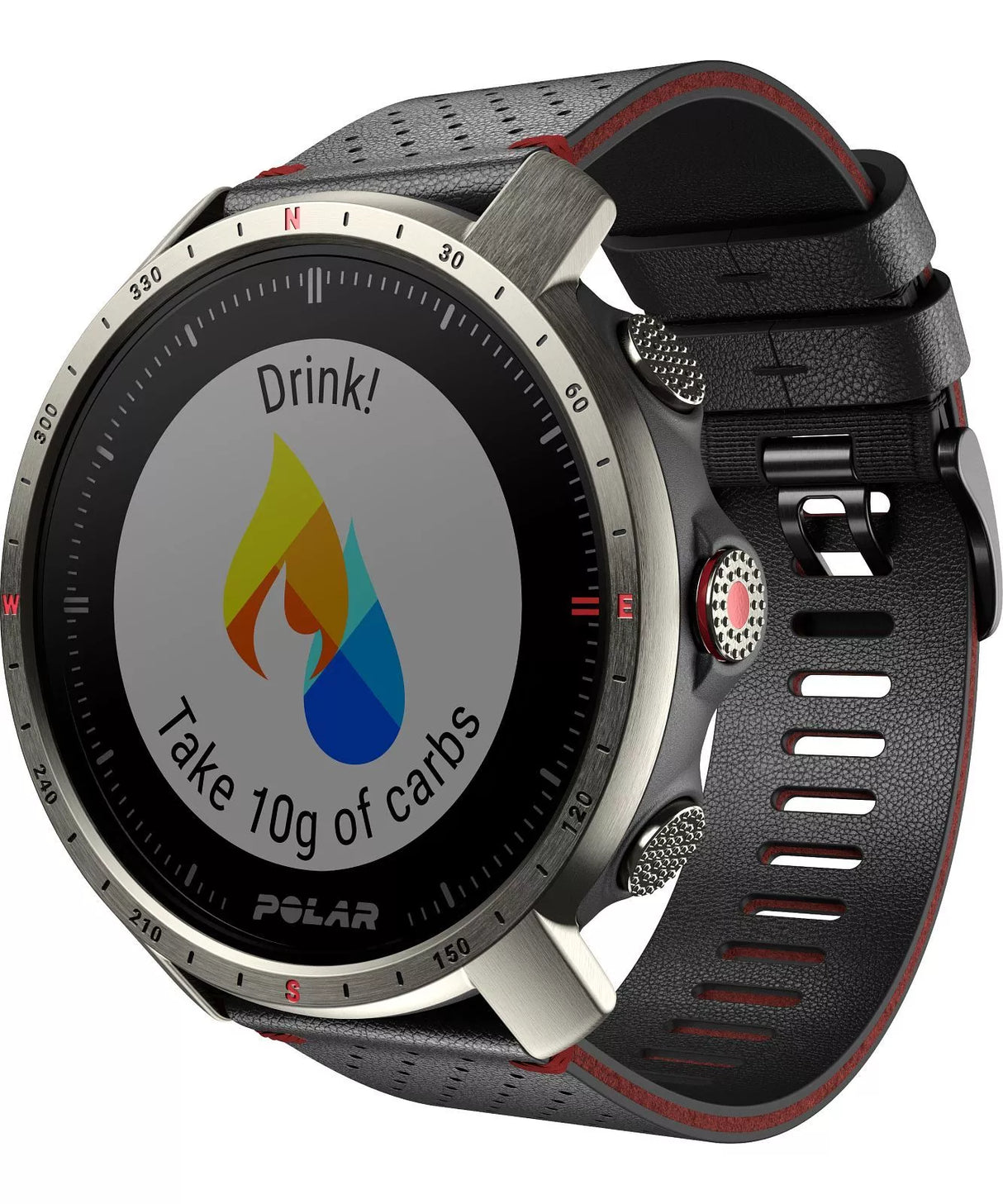 Polar Grit X Pro Titan M/L Smartwatch - Black - Sportandleisure.com