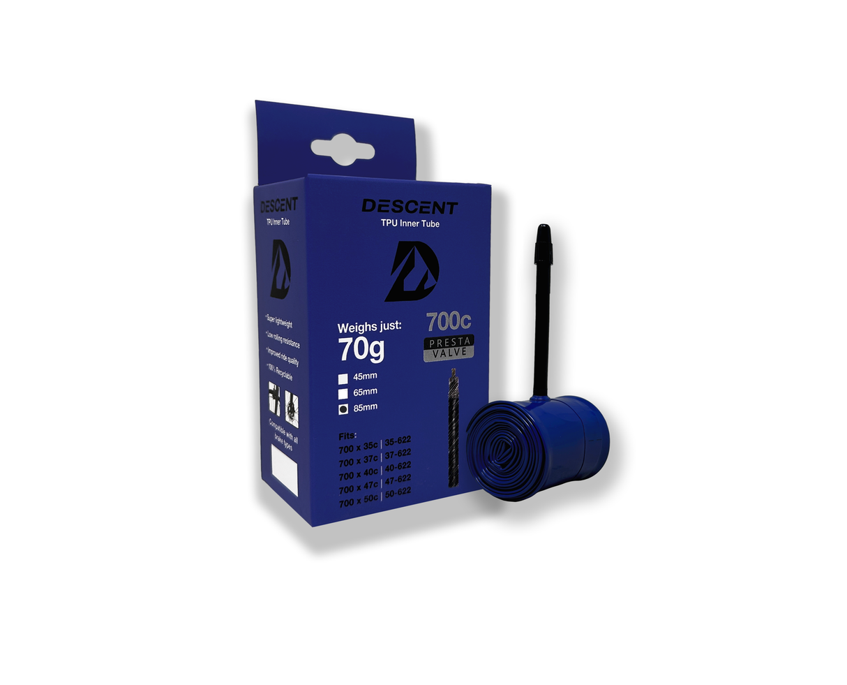 Descent 700c TPU Gravel Bike Inner Tube - Sportandleisure.com