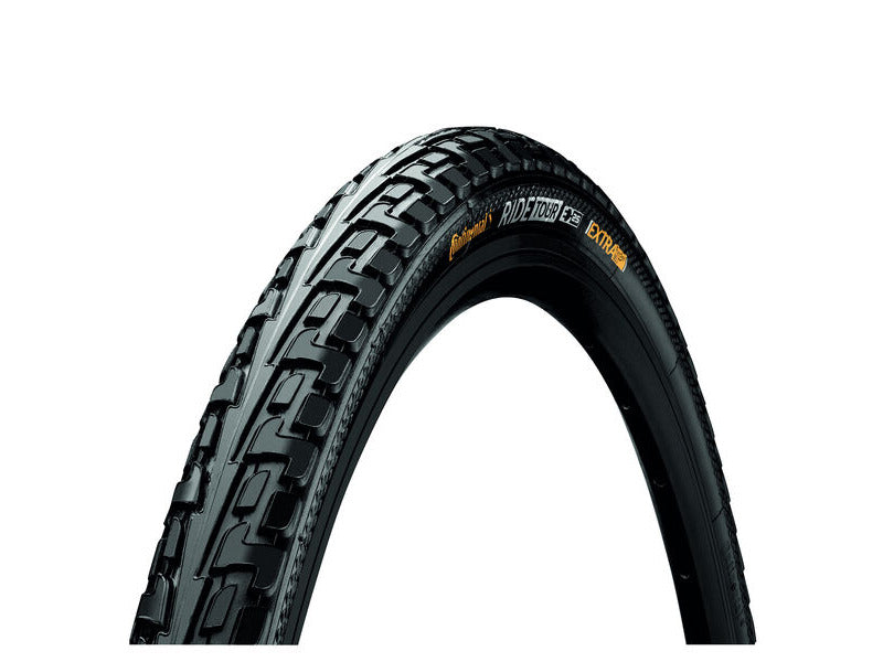 Continental Ride Tour 27 x 1 3/8 x 1 1/2 ExtraPuncture Rigid Bike Tyre - Black - Sportandleisure.com