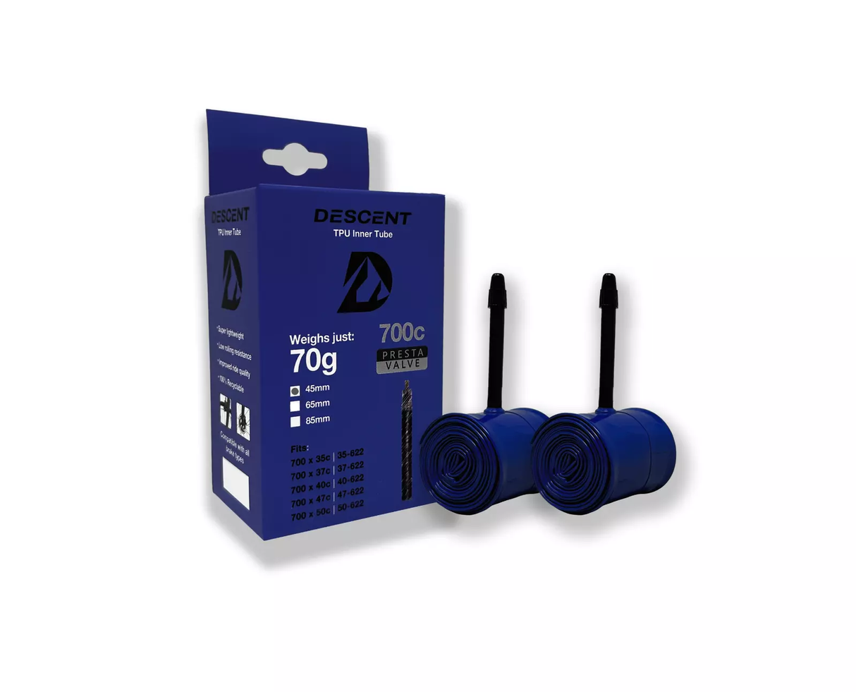 Descent 700c TPU Gravel Bike Inner Tube - Sportandleisure.com