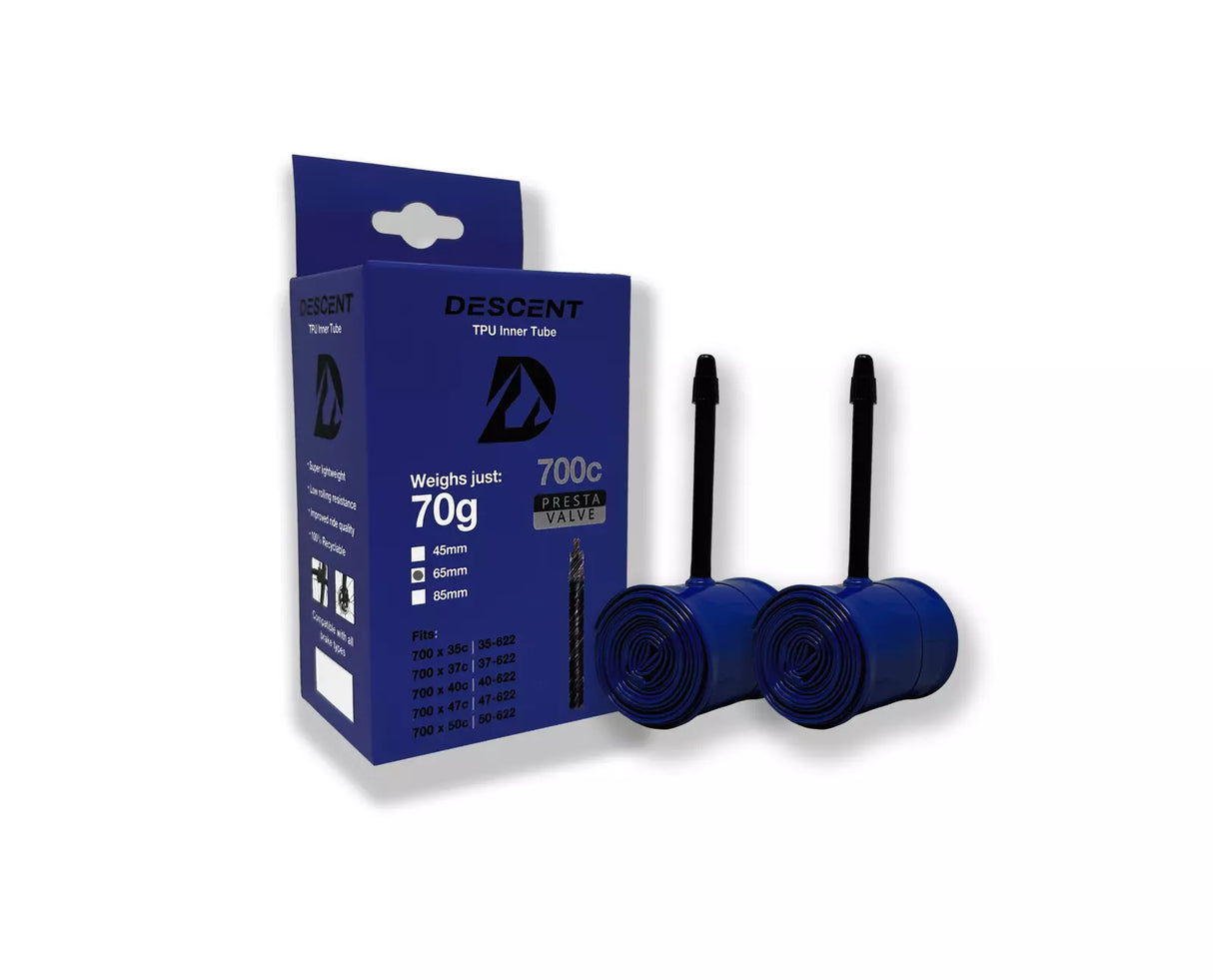 Descent 700c TPU Gravel Bike Inner Tube - Sportandleisure.com