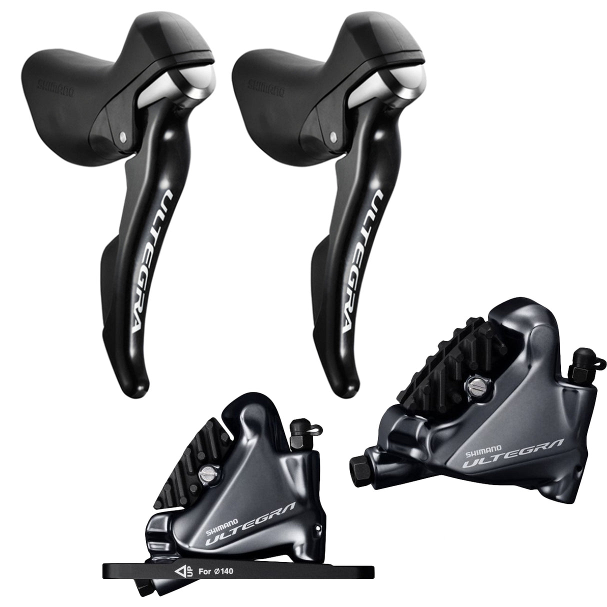 Shimano Ultegra ST-R8020 / ST-R8070 Hydraulic Disc Brake Set - Sportandleisure.com