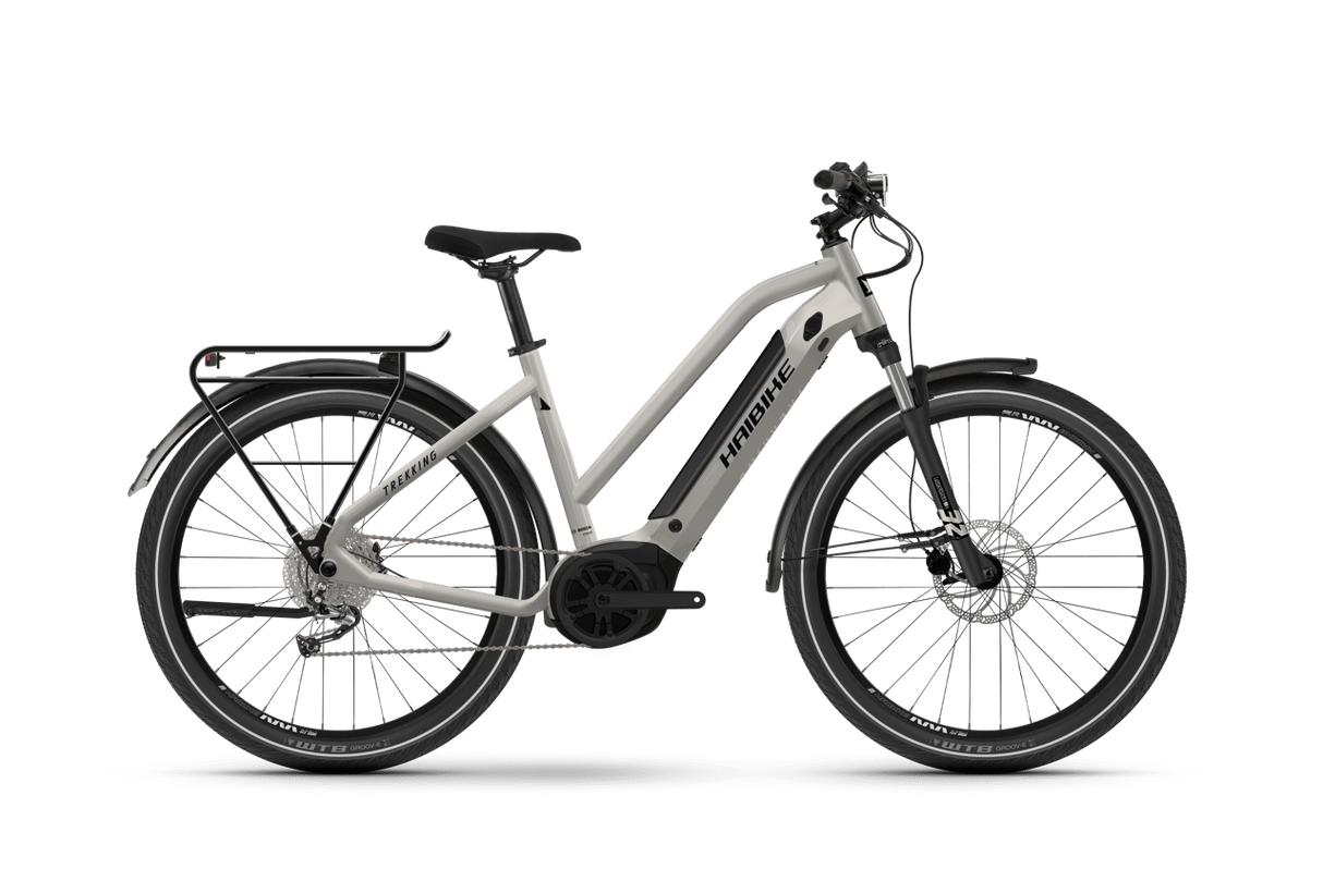 Haibike Trekking 3 Mid 500Wh Electric Hybrid Bike - Bosch Performance Line - Shimano Alivio - Sport & Leisure