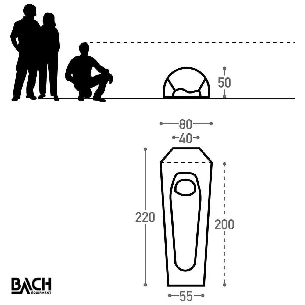 Bach Heads Up Pro Ultralight 1 Person Bivvi Bikepacking / Hiking / Stealth Tent