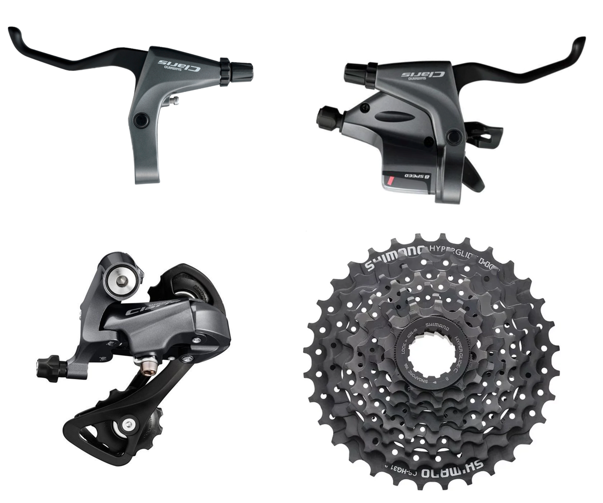 Shimano Claris R2000 1 x 8 Speed Flat Bar Group Set