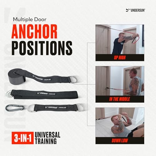 Undersun Universal Door Anchor for Resistance Bands Indoor Outdoor Gym