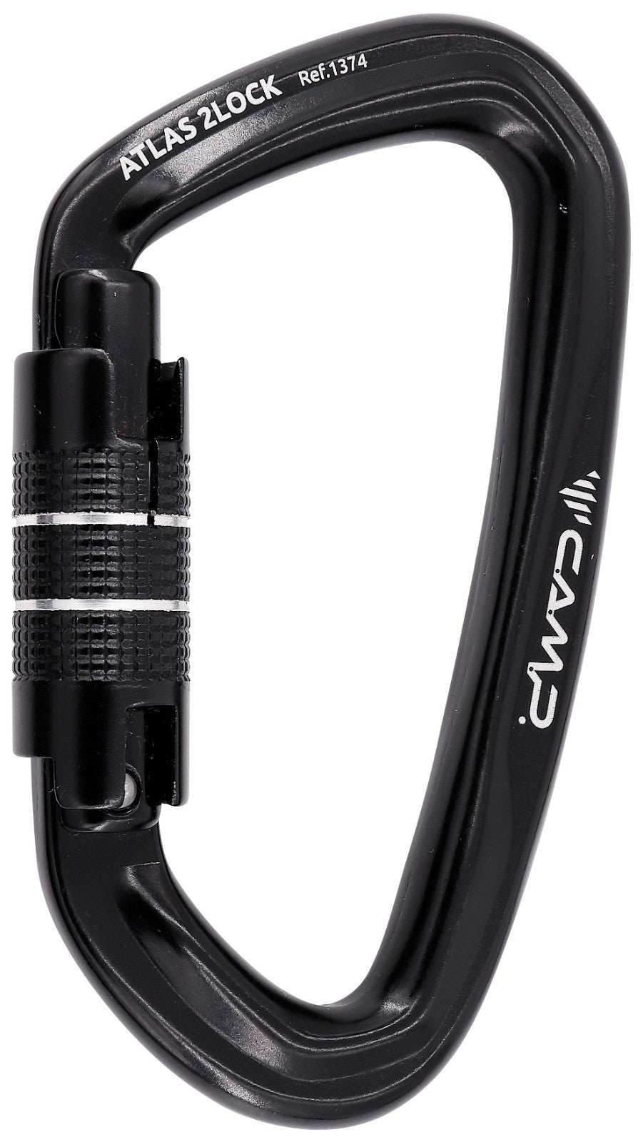 Camp Atlas 2Lock Climbing Carabiner - Black