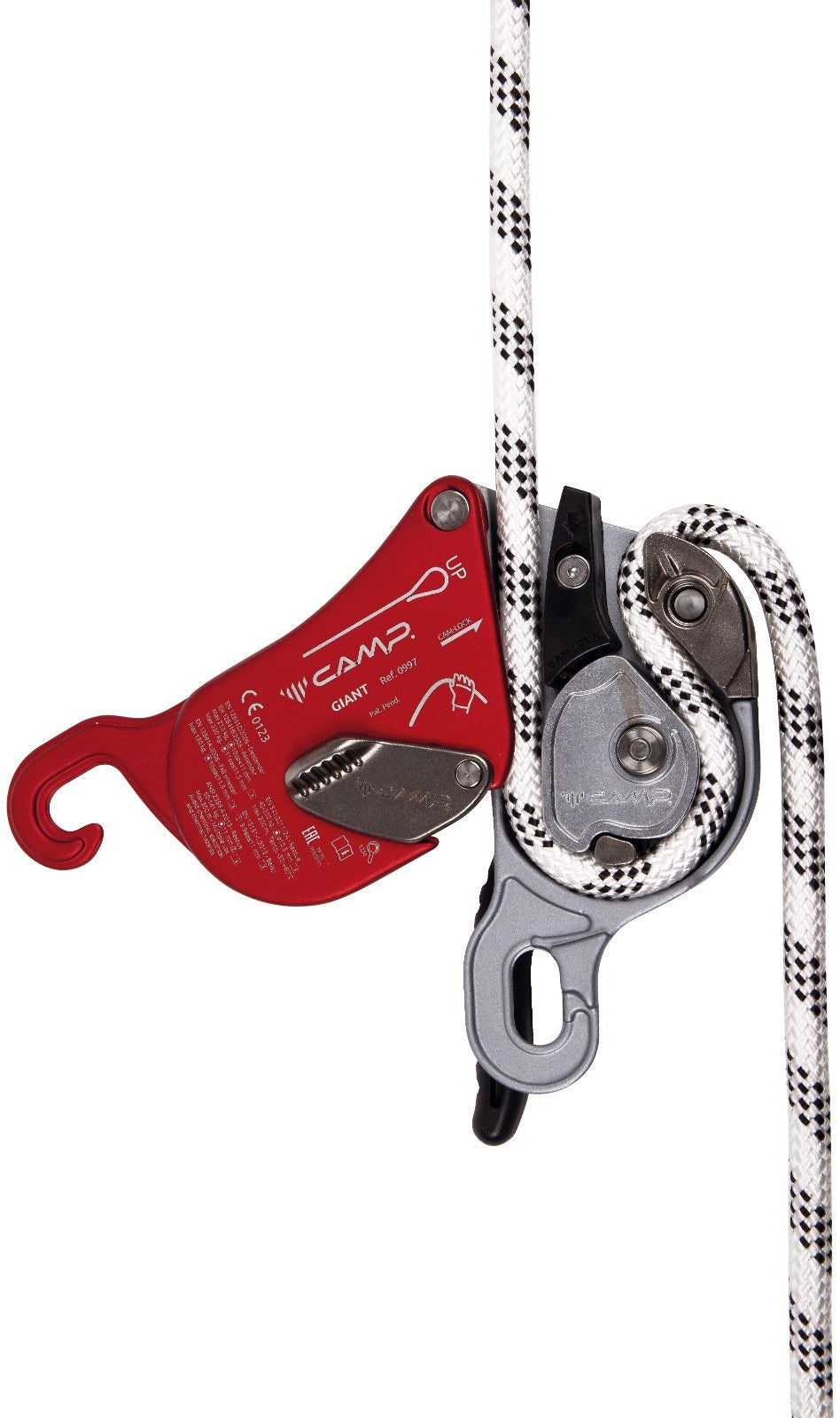 Camp 0997 Giant Climbing Mechanical Device / Multifunctional Descender - Red