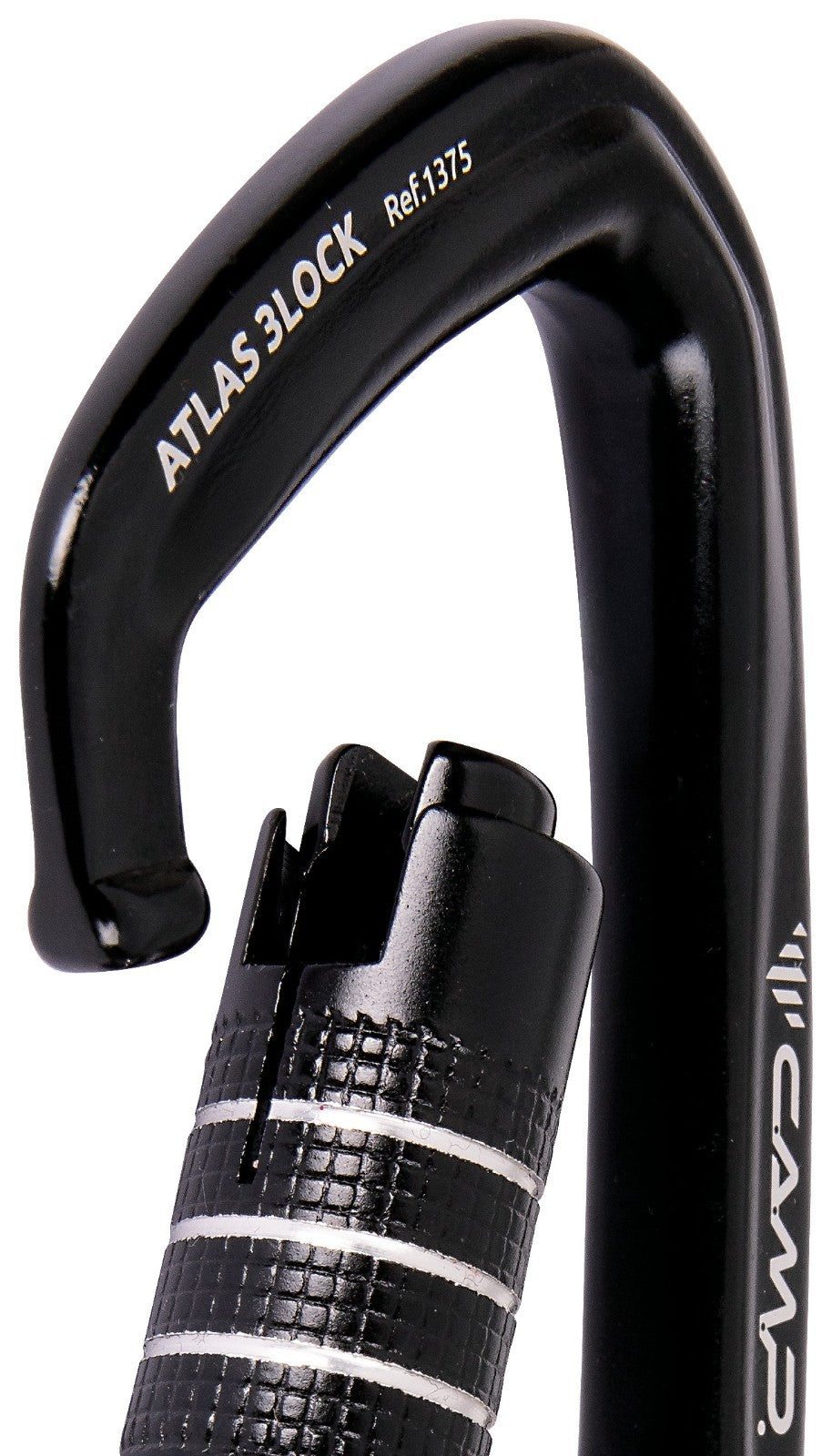 Camp Atlas 3Lock Climbing Carabiner - Black