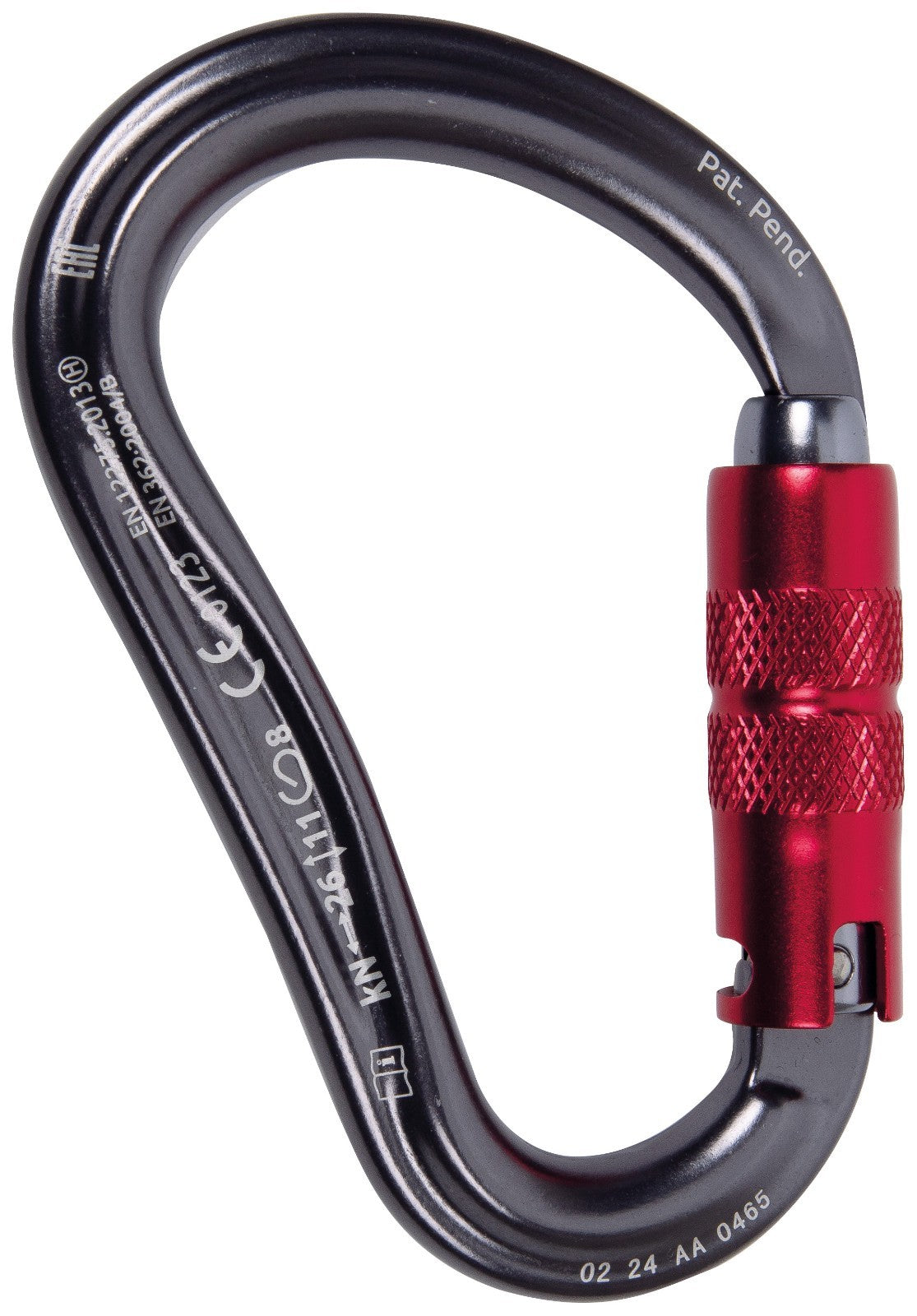 Camp Atom 2Lock Climbing Carabiner - Gunmetal