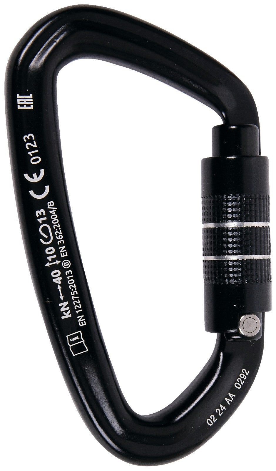 Camp Atlas 2Lock Climbing Carabiner - Black