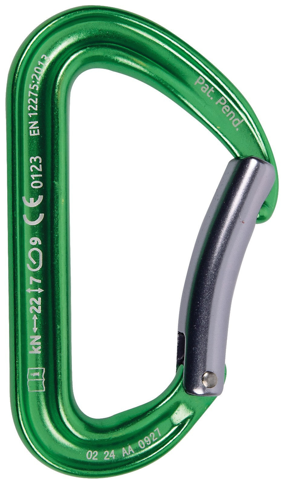 Camp Photon 2468 Bent Gate Rock Climbing Lightweight 36g Carabiner - Green