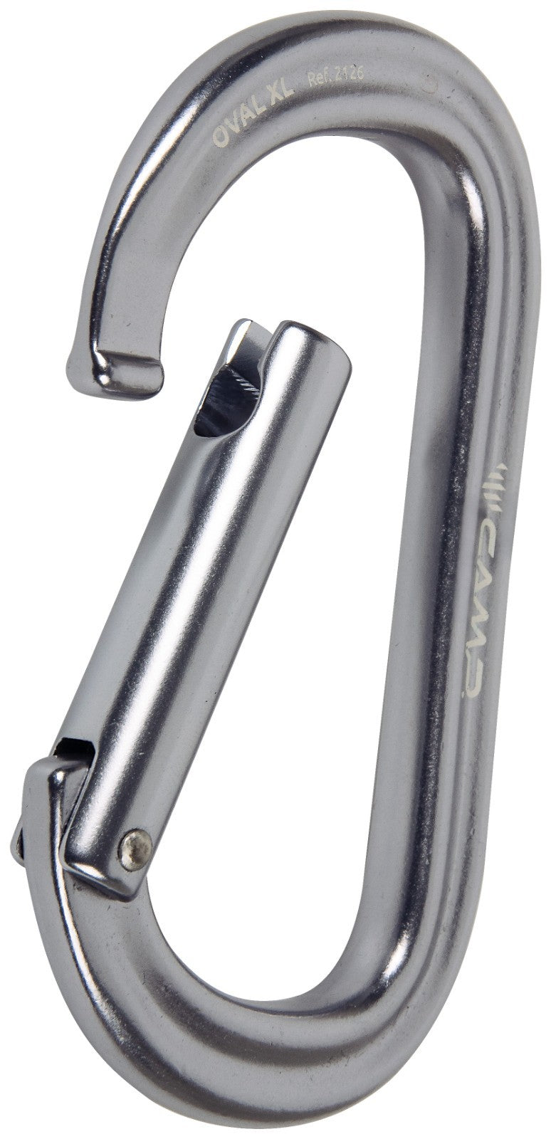 Camp Oval XL Rock Climbing / Caving Carabiner - Polished Aluminum