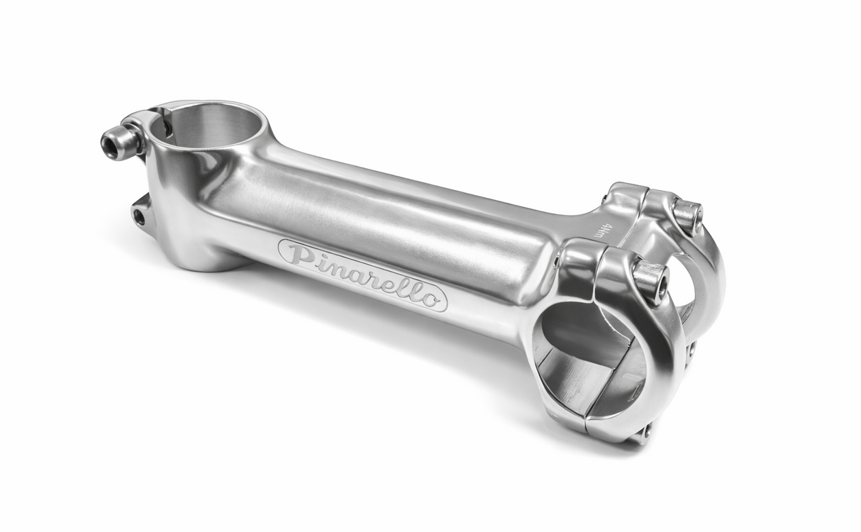 Pinarello Alloy Stem 120mm Polished Silver – 25.4mm Clamp - OEM New Old Stock