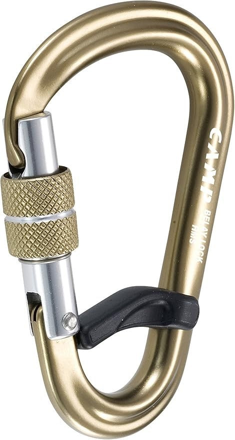 Camp HMS Belay Lock Climbing / Tactical Carabiner - Bronze