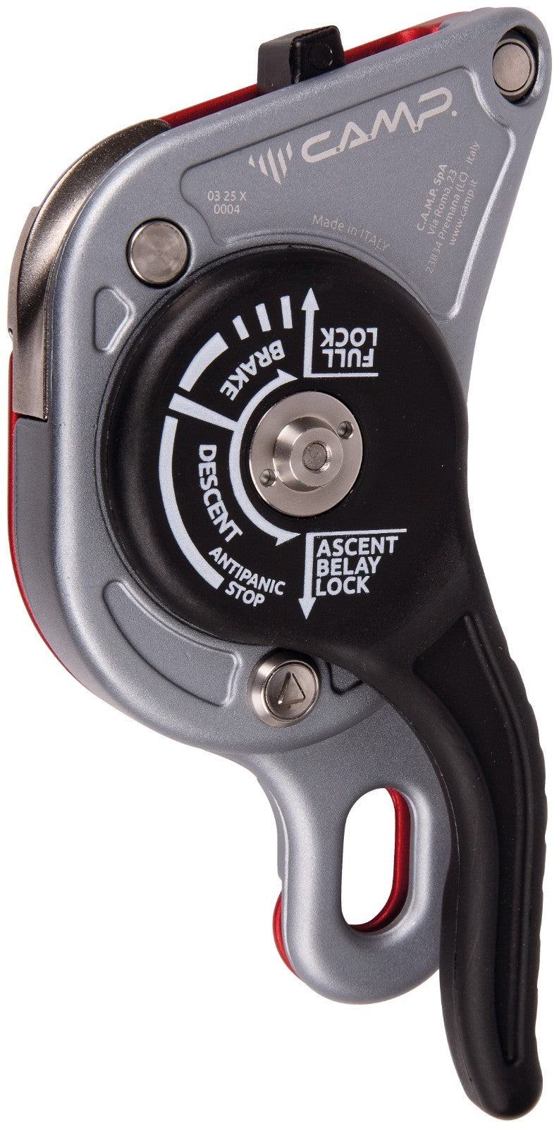 Camp 0997 Giant Climbing Mechanical Device / Multifunctional Descender - Red