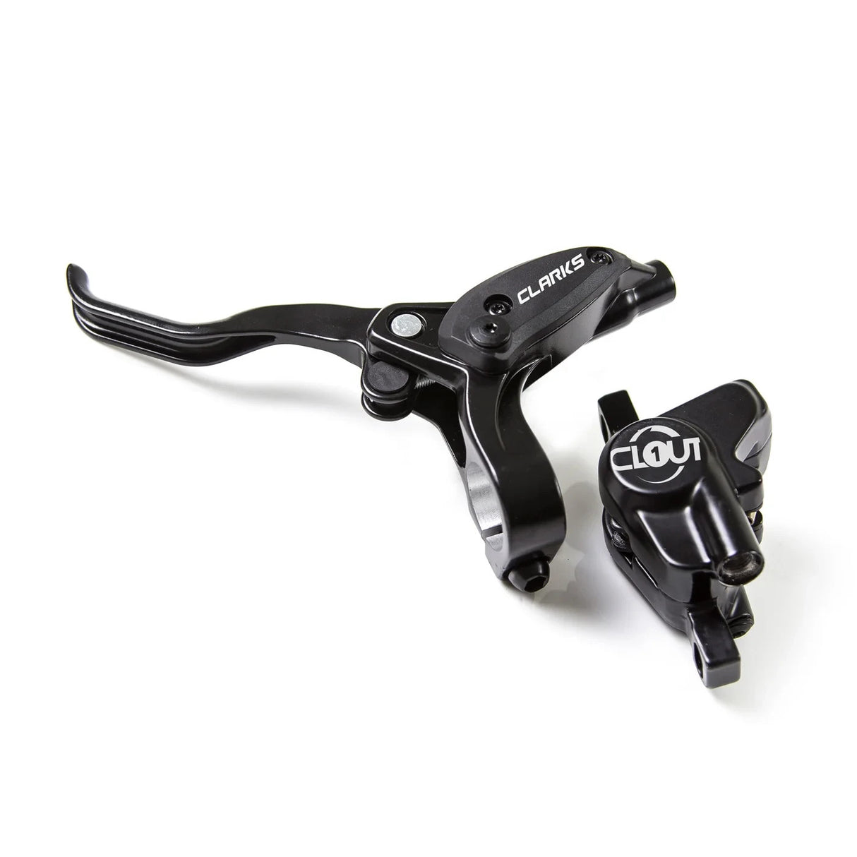 Clarks Clout Hydraulic Brake Set Front & Rear - UK Spec - Select Hose Length