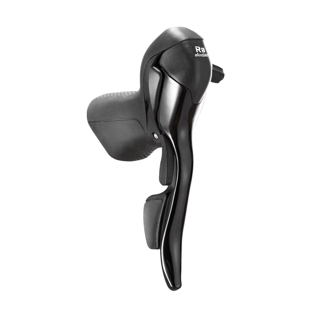 microSHIFT R8 Drop Bar Shifter 2 × 8 - Shimano Compatible - Black