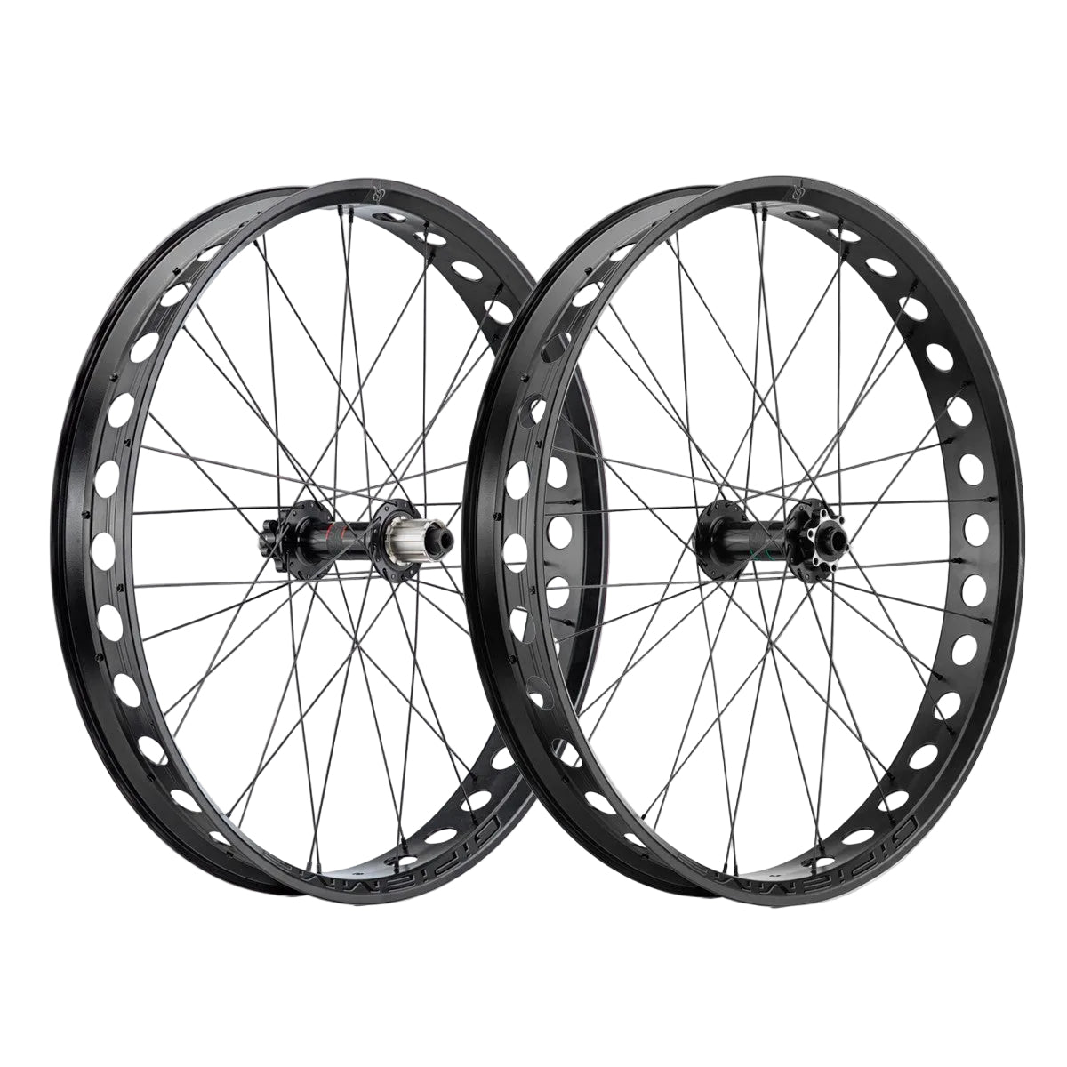 Gipiemme Fat Magnus 80 26” Fat Bike Wheelset 80mm Rim Disc Thru Axle HG Freehub