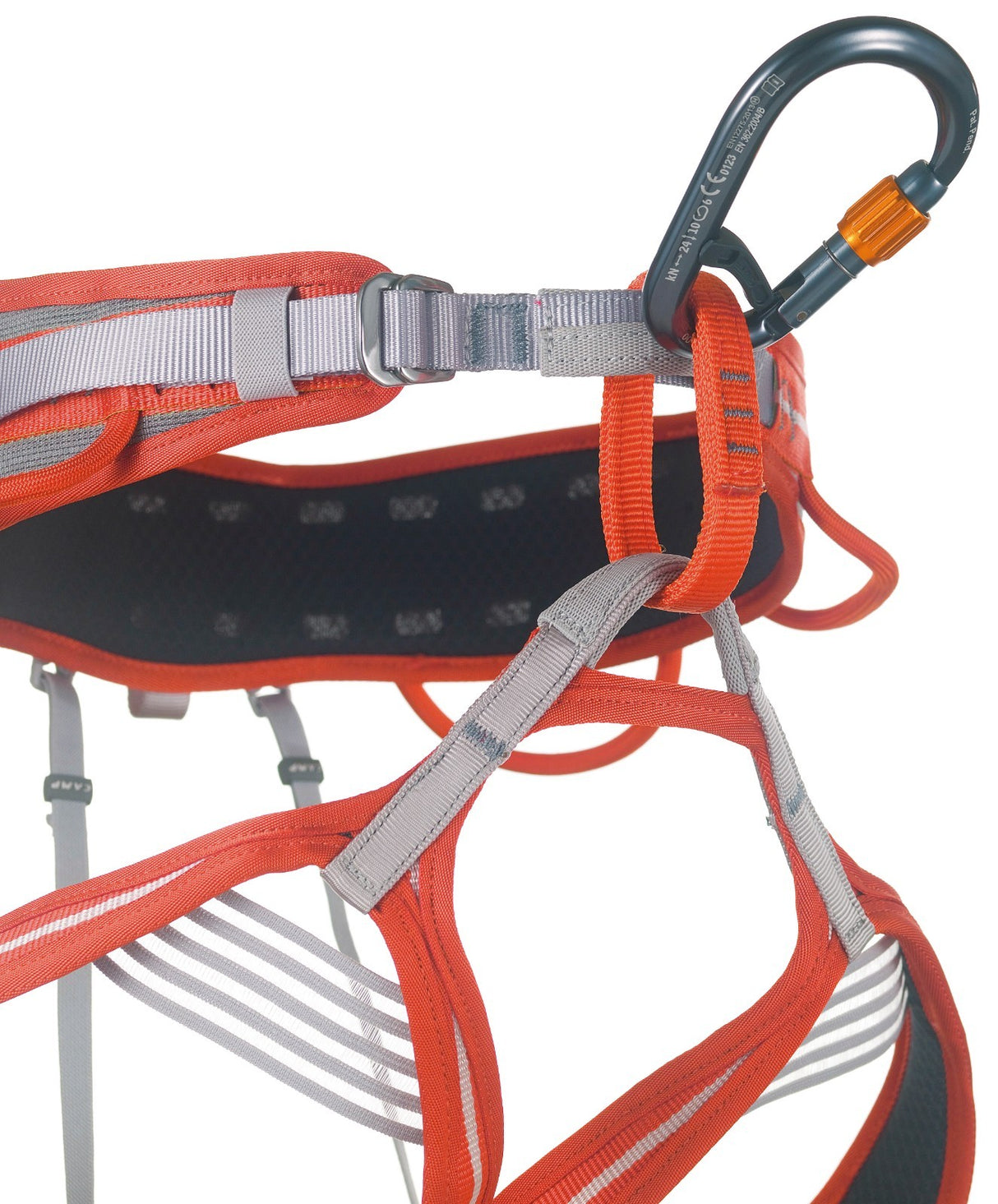 Camp Core Belay Lock Climbing Carabiner - Gunmetal