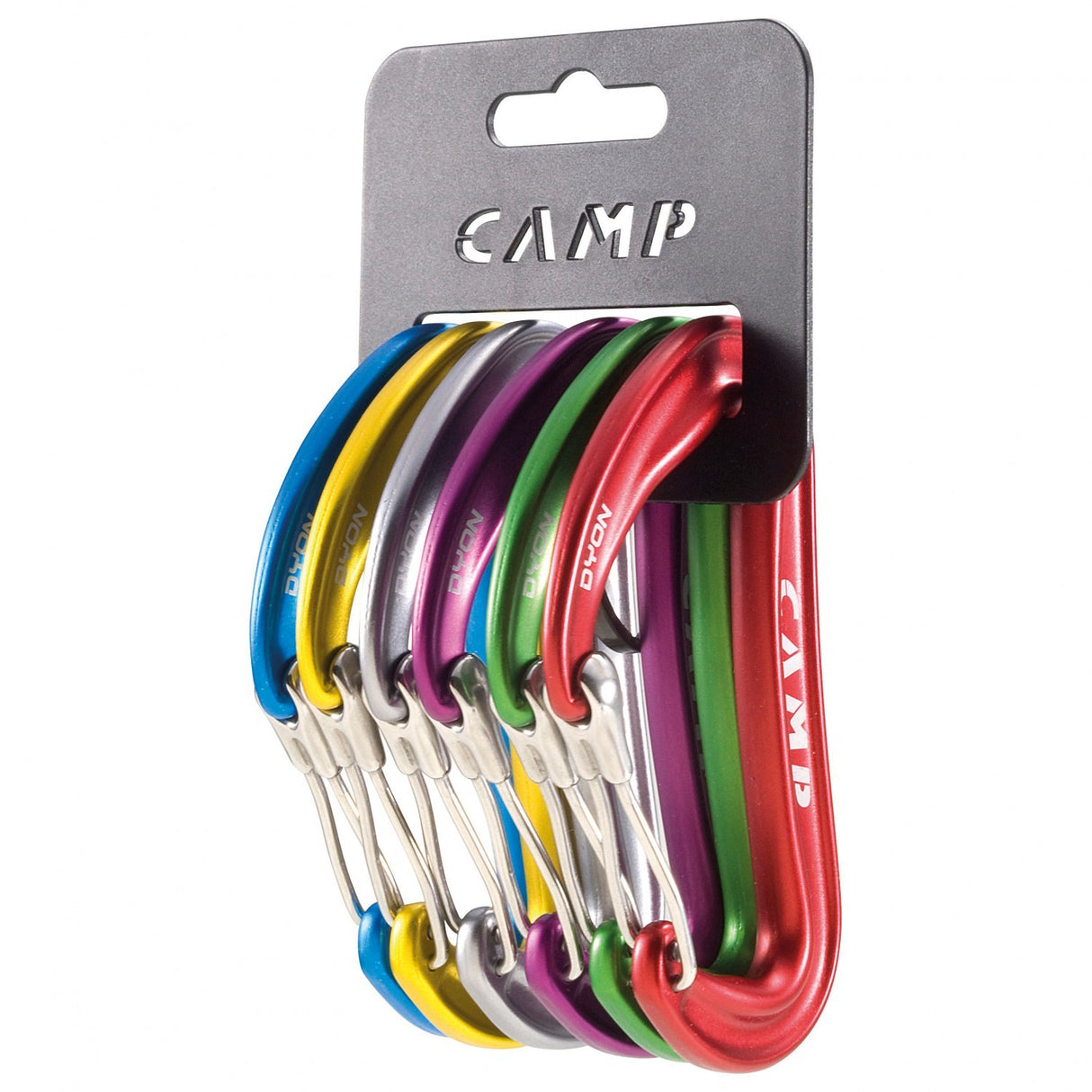 Camp Rack Pack Dyon Carabiners - 6 Pack - Multicoloured
