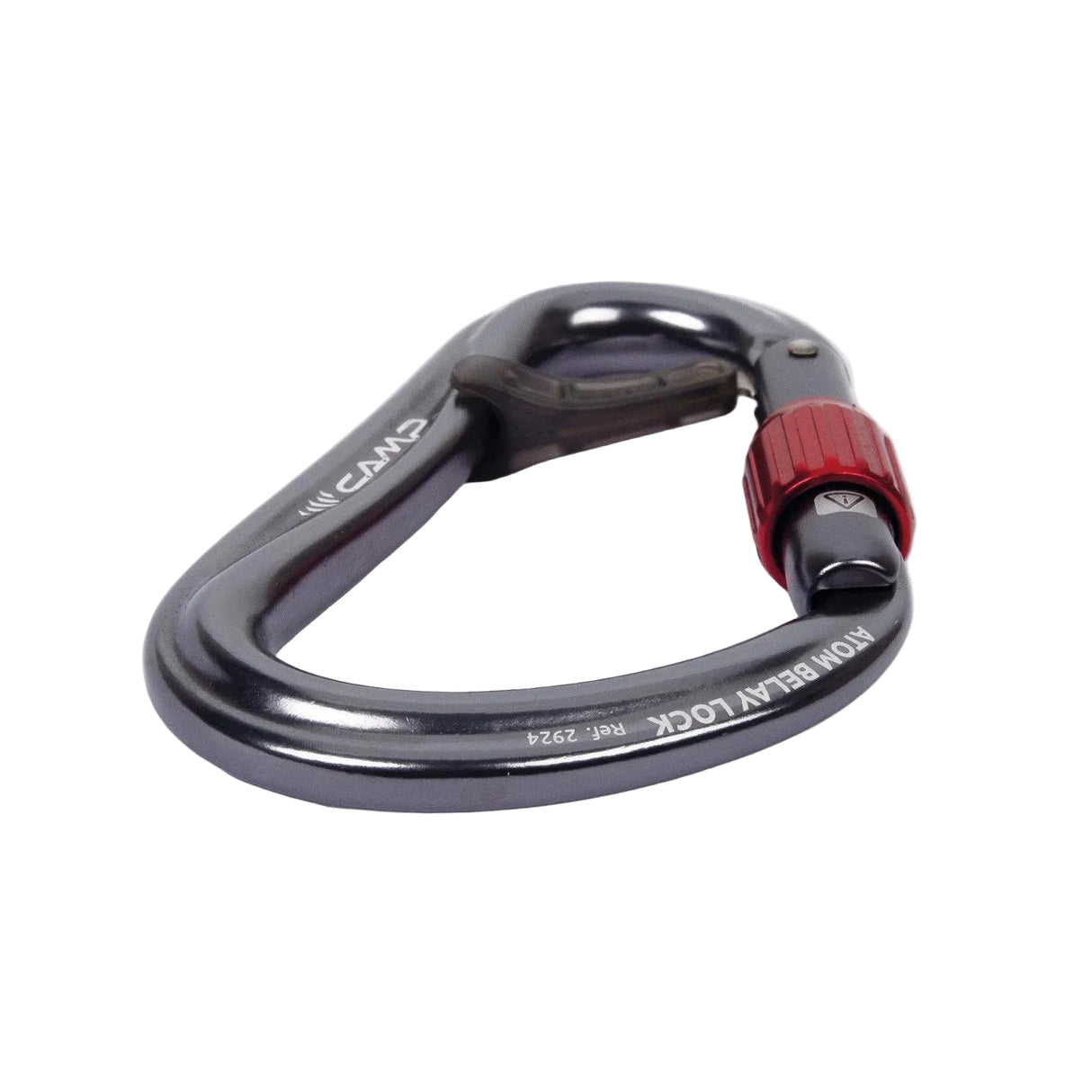 Camp Atom Belay Lock Climbing Carabiner - Gunmetal