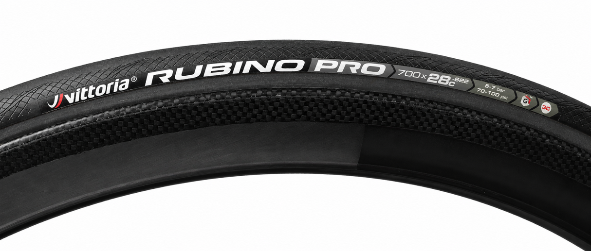 Vittoria Rubino Pro G+ Road Tyre 700 x 28c Clincher Road Tyre