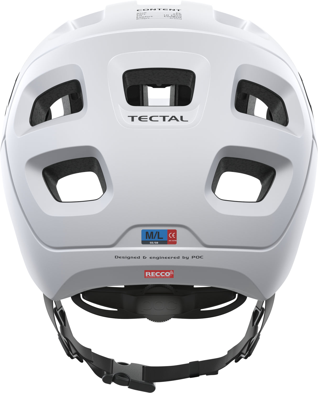 POC Tectal MTB Bike Helmet - Hydrogen White Matt - L (59-62) - Sportandleisure.com