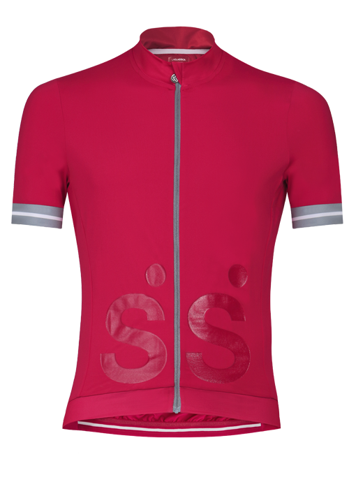 La Classica Abetone Men's Cycling Jersey - Sensual Red - Sportandleisure.com