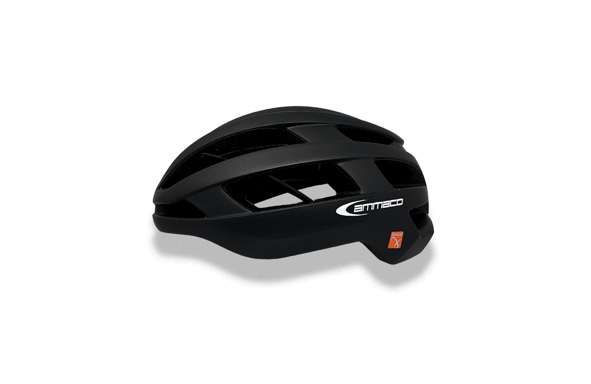 Ammaco Venti Road Cycling Helmet With Shield-X - Fidlock Clasp - Sportandleisure.com