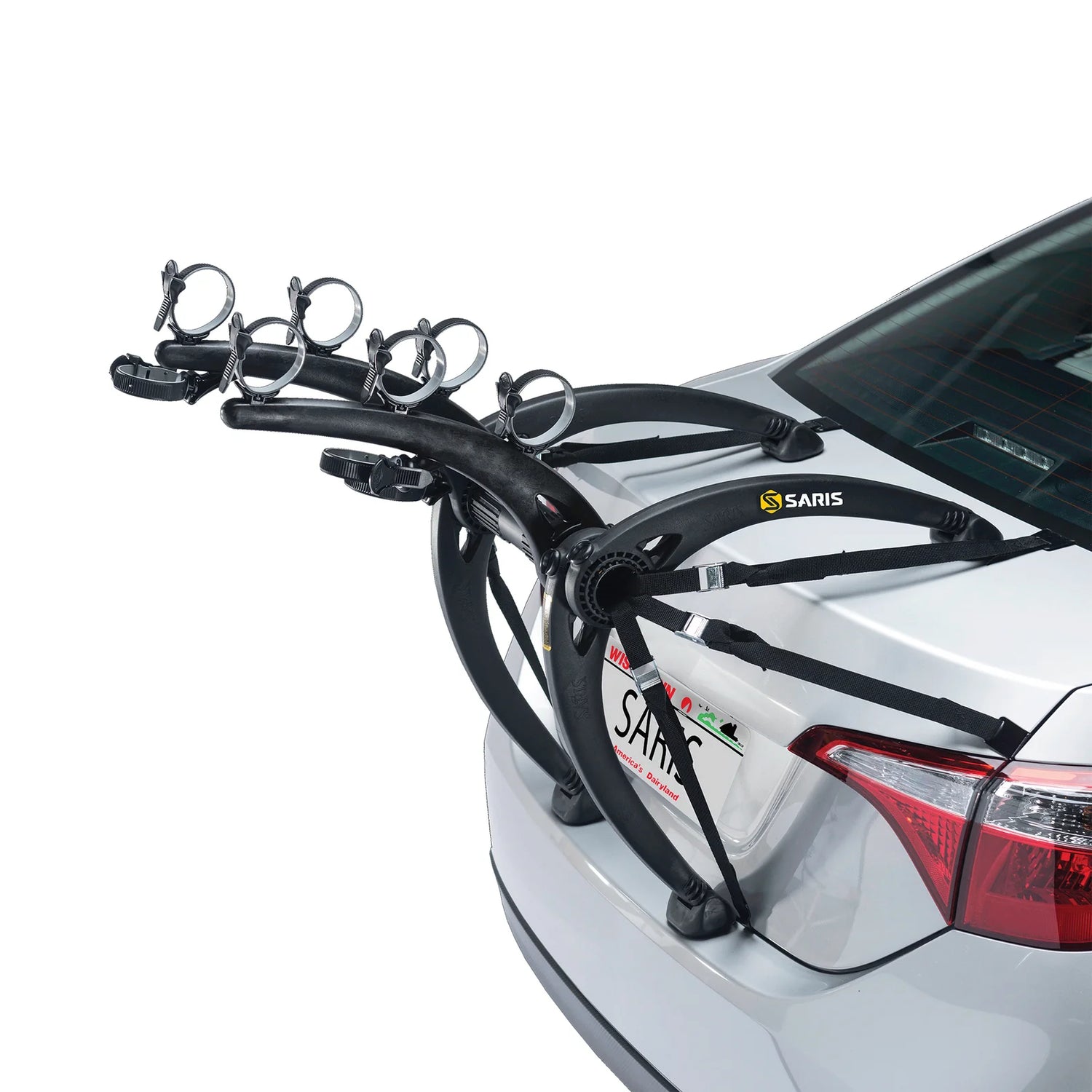 Saris Bones 3 Car Bike Rack - Black - Sportandleisure.com