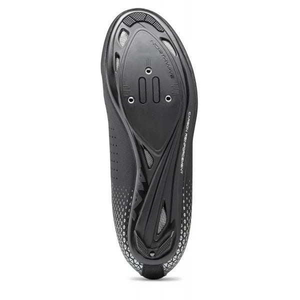 Northwave Core Plus 2 Road Cycling Shoes - Black/Silver - Sportandleisure.com