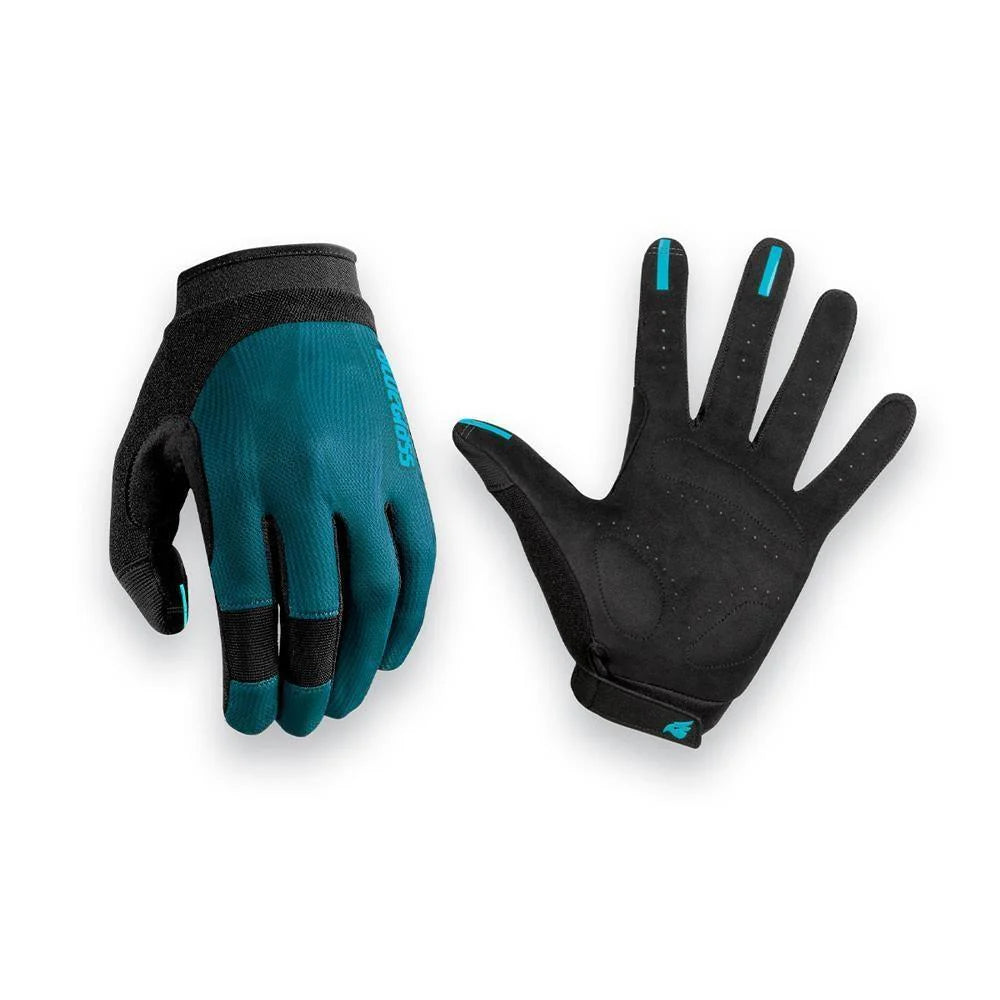 Bluegrass React MTB Cycling Gloves - XS - Black / Blue - Sportandleisure.com