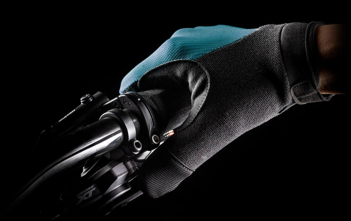 Bluegrass React MTB Cycling Gloves - XS - Black / Blue - Sportandleisure.com