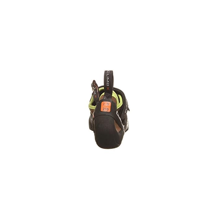 ClimbX Rave Rental Climbing Shoes - Dark Brown/Yellow - Sportandleisure.com