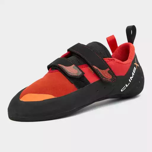 ClimbX Ascent Climbing Shoes - Red - Sportandleisure.com