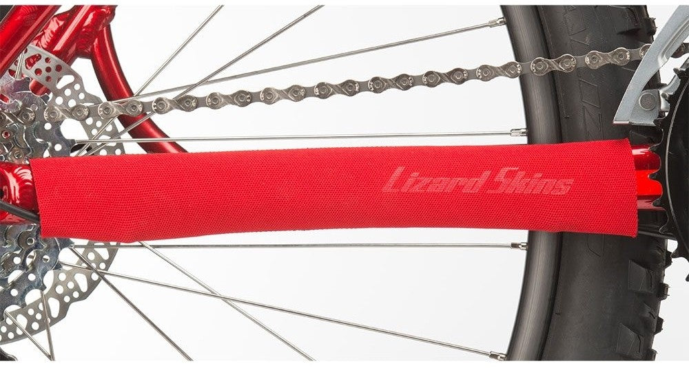 Lizard Skins Neoprene Chainstay Protector - Red - Sportandleisure.com