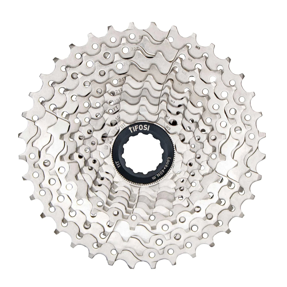 Tifosi T1F710B 10 Speed Cassette - 11-36t - Silver - Sportandleisure.com
