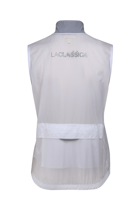 La Classica Ghisallo Women's Cycling Gilet - White - Sportandleisure.com