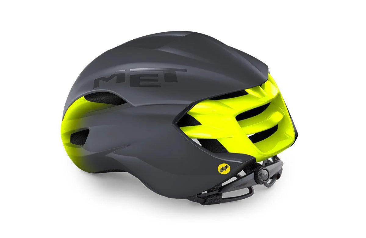 Met Manta Road Bike Helmet - Gray Fluo Yellow - Small - Sportandleisure.com