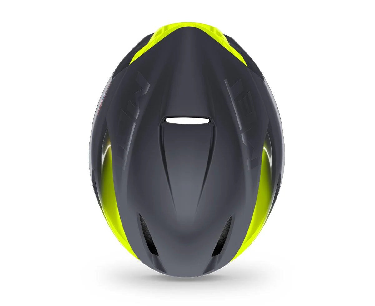 Met Manta Road Bike Helmet - Gray Fluo Yellow - Small - Sportandleisure.com